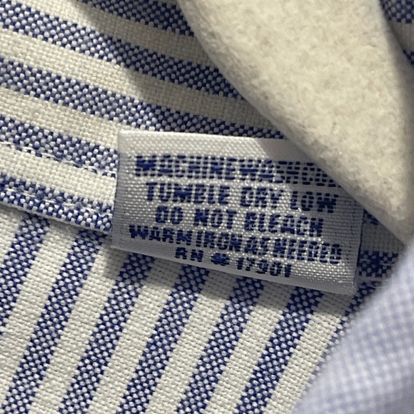 Cinch Blue Heavywight Long Sleeve Button Up Logo Western Cowboy Shirt Size XXL - Picture 6 of 7